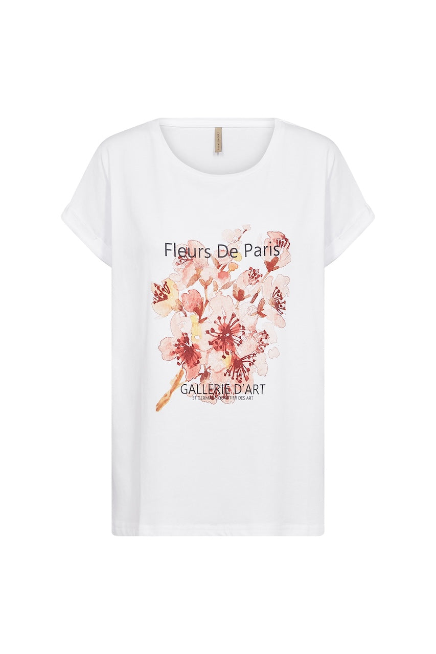 Le t-shirt imprimé floral Soya Concept | 27641