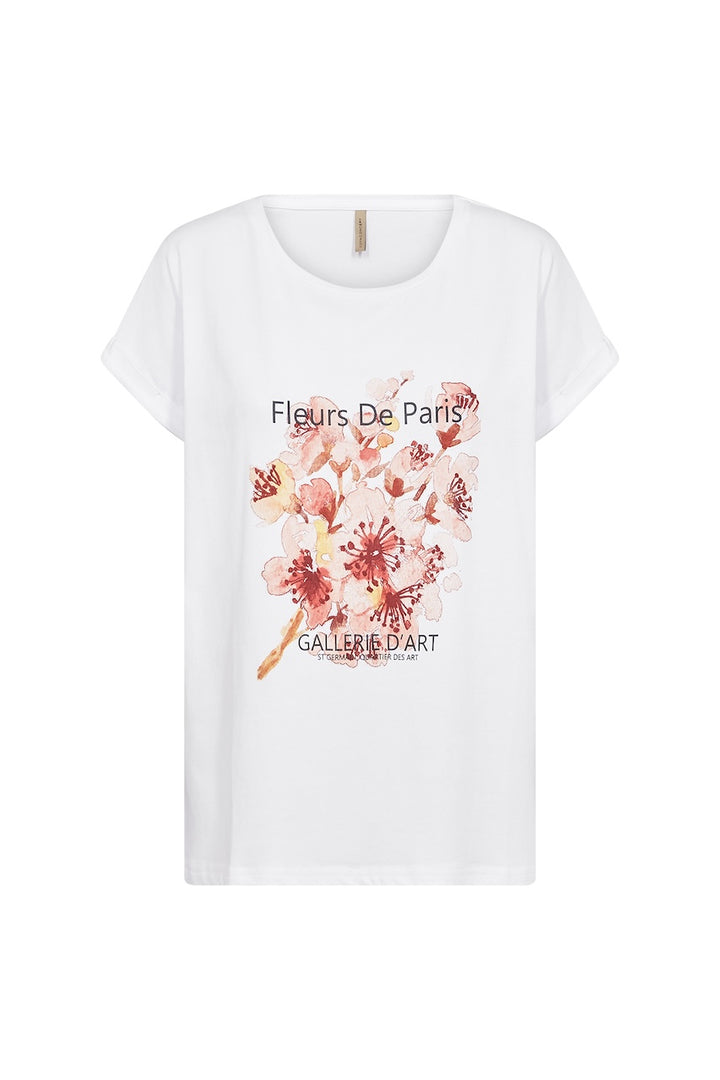 Le t-shirt imprimé floral Soya Concept | 27641