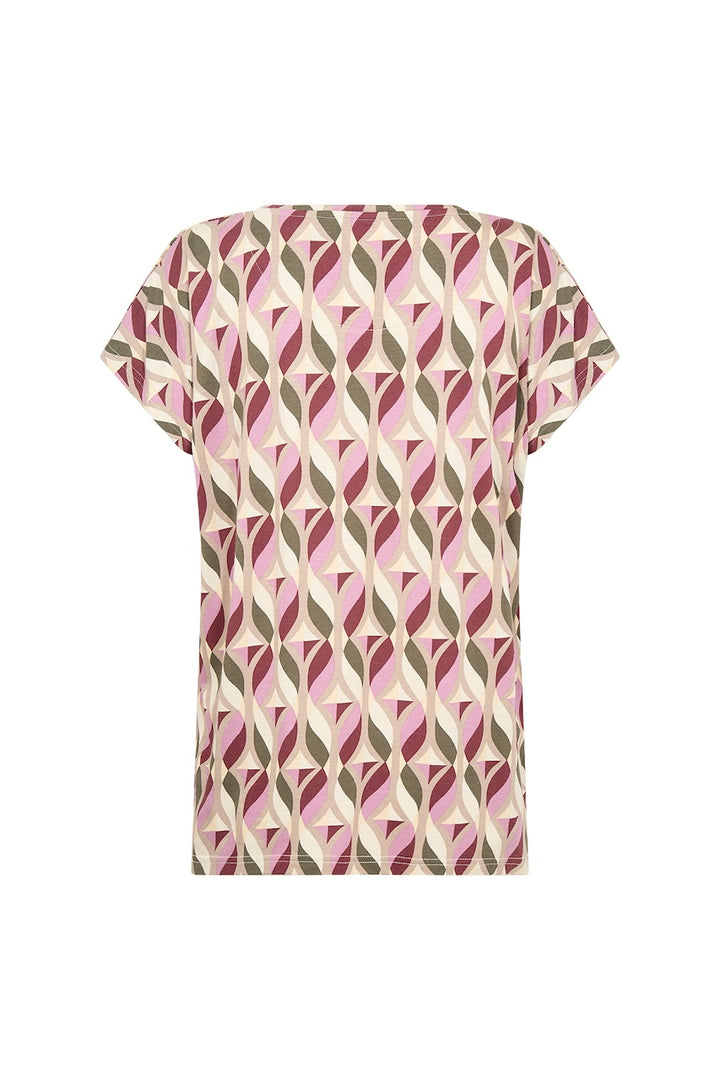 Le t-shirt à imprimé géométrique Soya Concept | 27772