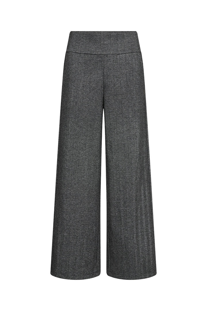 Le pantalon à jambe large texturé Soya Concept | 27814