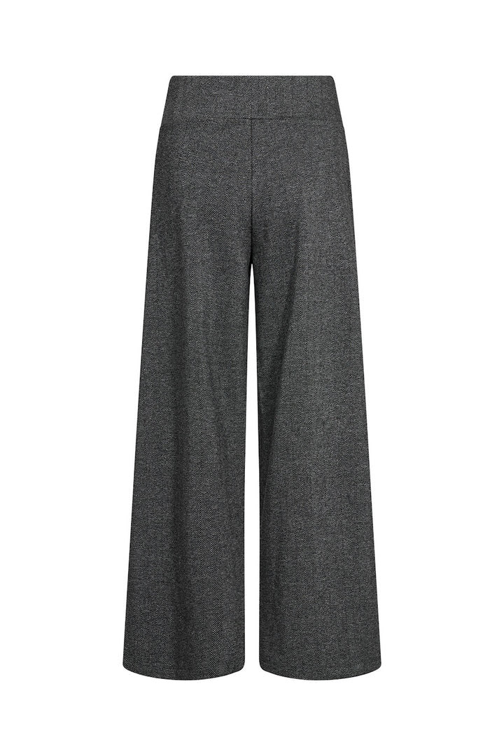 Le pantalon à jambe large texturé Soya Concept | 27814