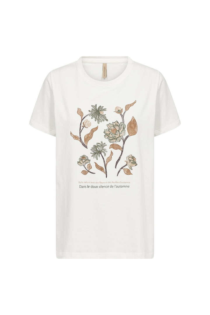 Le t-shirt imprimé botanique Soya Concept | 27835