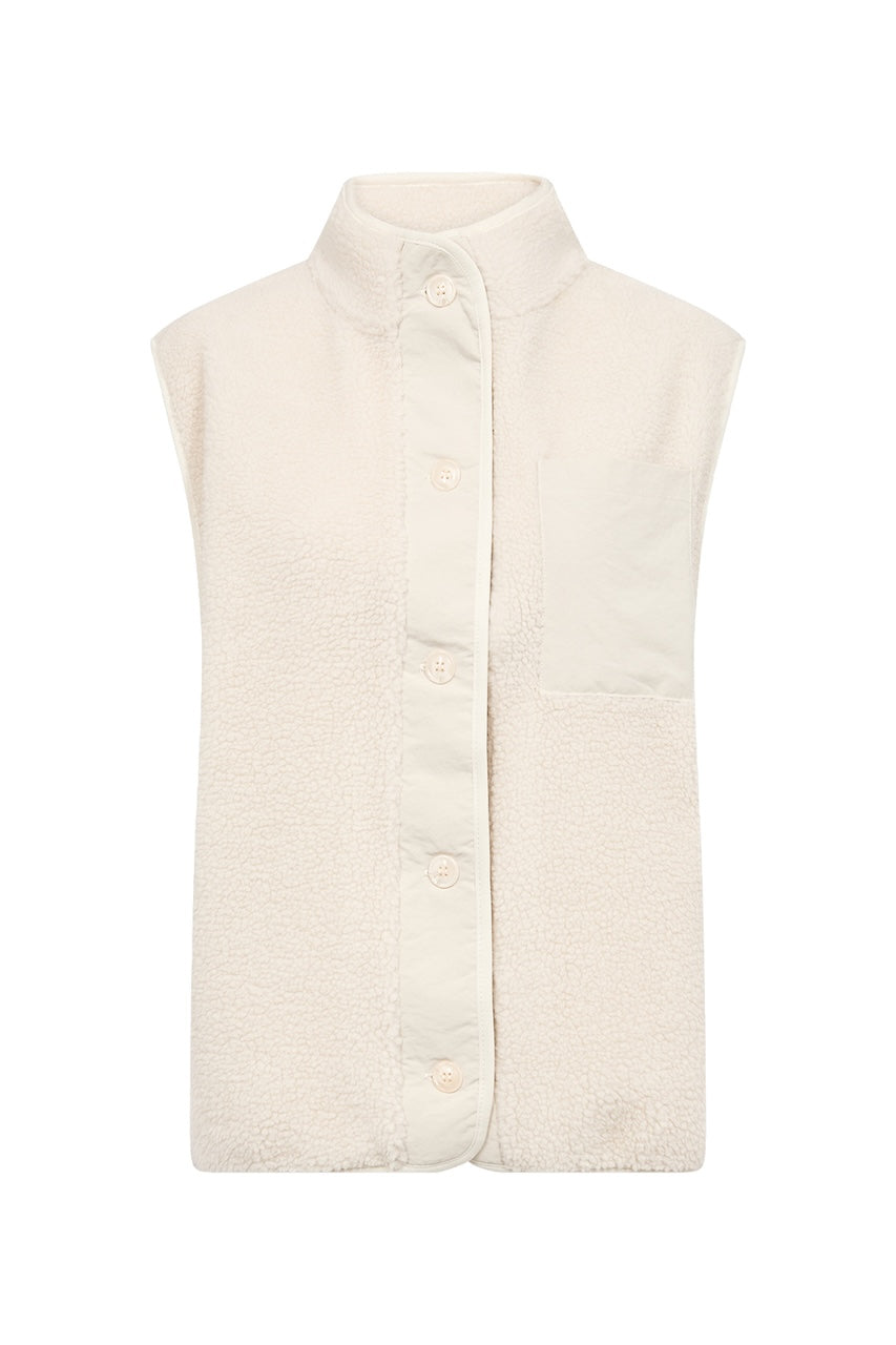 La veste sans manches texturée Soya Concept | 27844