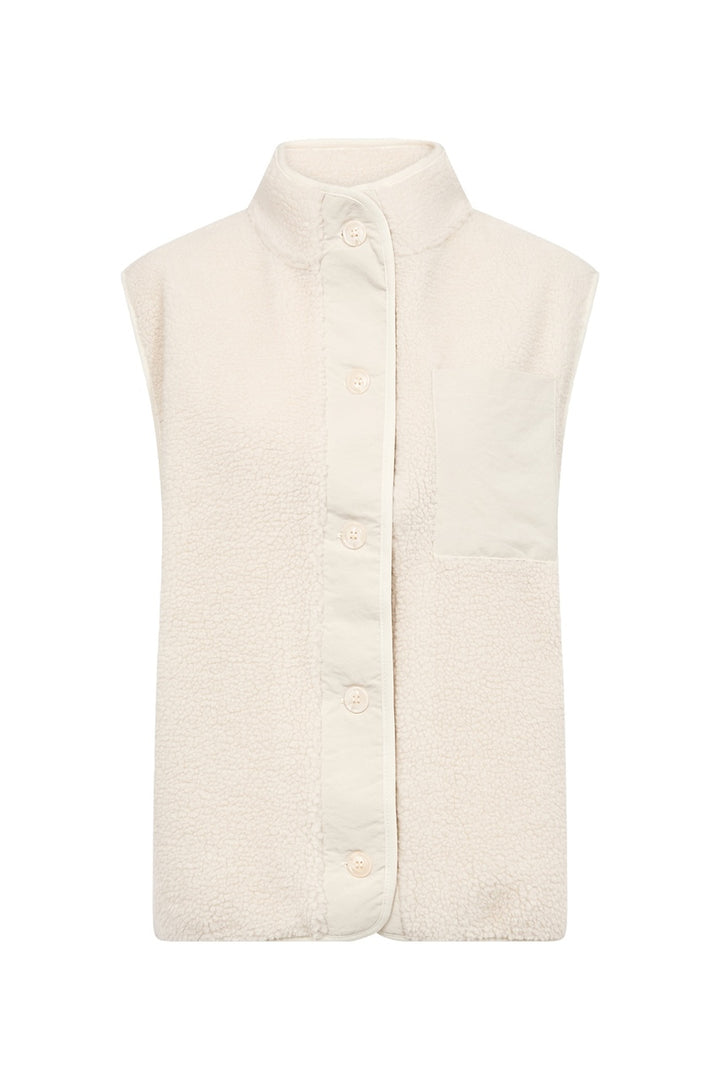 La veste sans manches texturée Soya Concept | 27844