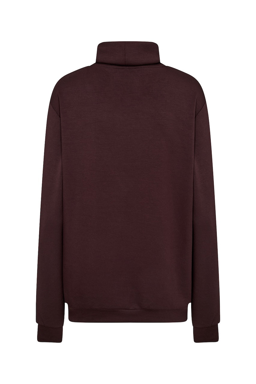 Le pull à col montant imprimé Soya Concept | 27850