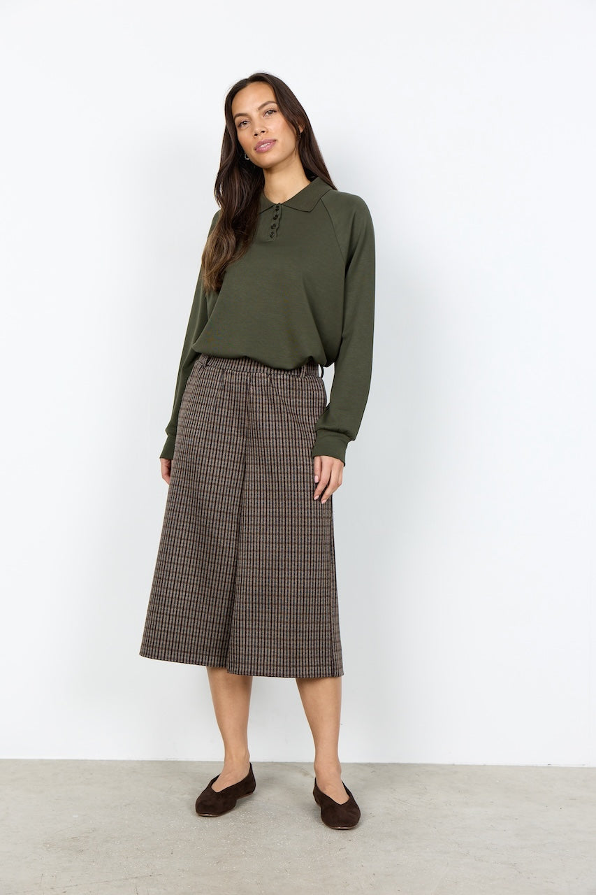 Le pull à col chemise Soya Concept | 27856