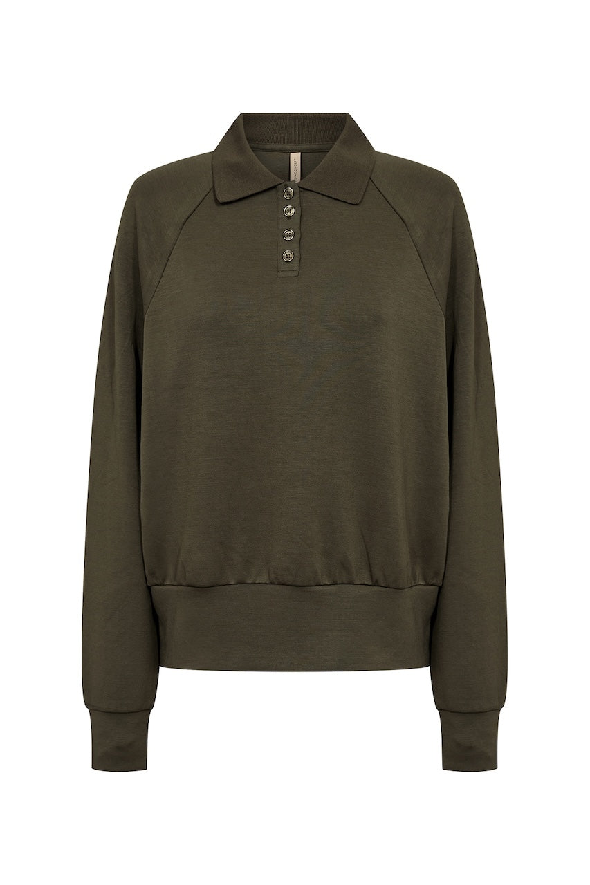 Le pull à col chemise Soya Concept | 27856