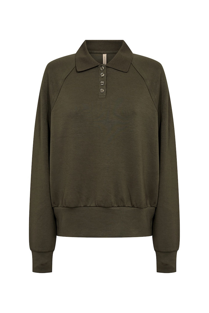 Le pull à col chemise Soya Concept | 27856