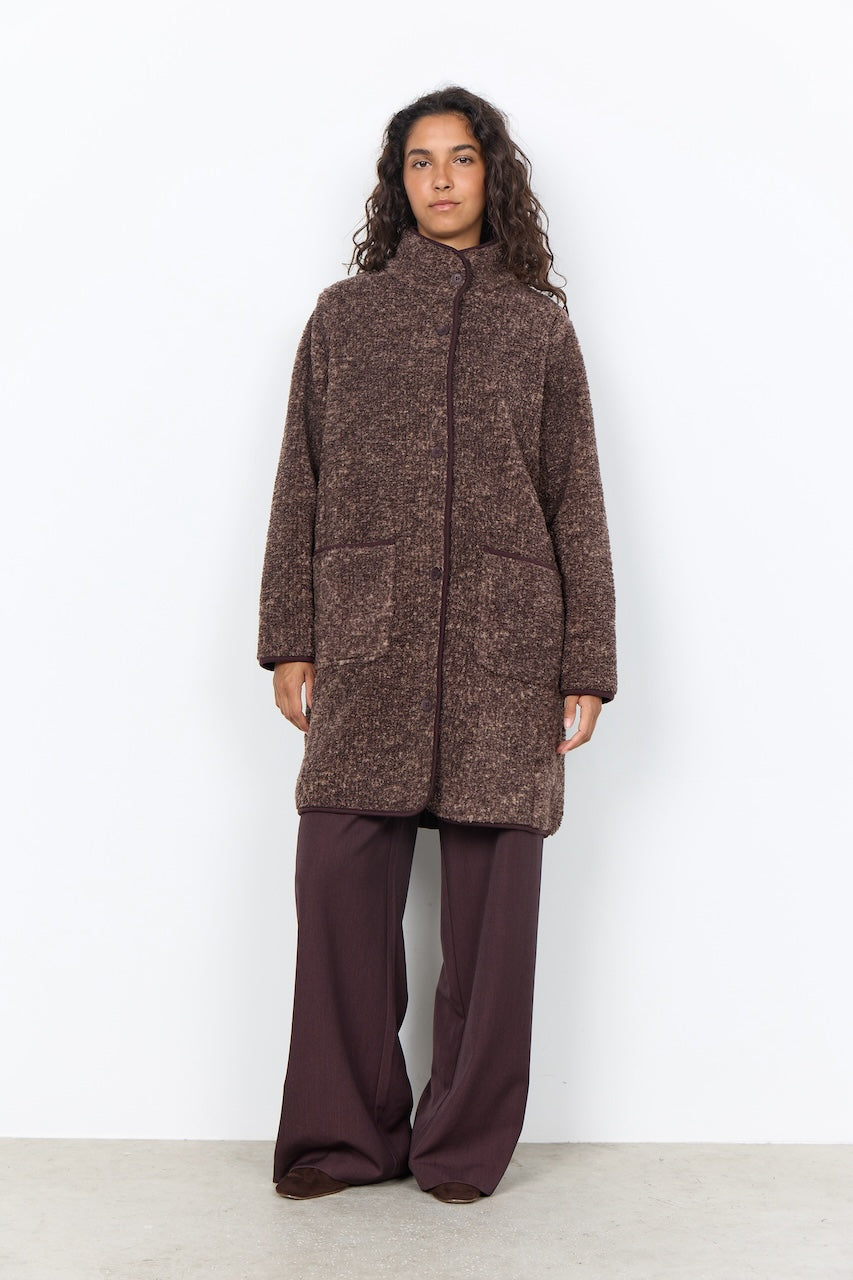 Le manteau en tricot texturé Soya Concept | 27880