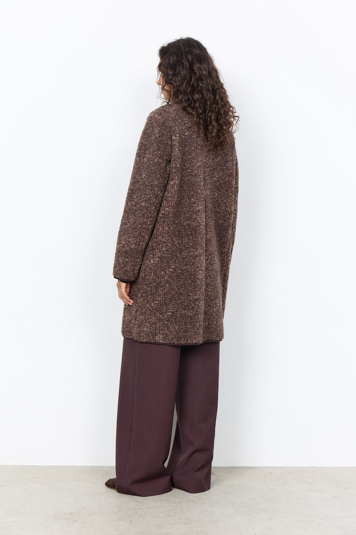 Le manteau en tricot texturé Soya Concept | 27880