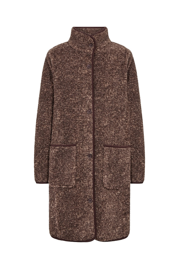 Le manteau en tricot texturé Soya Concept | 27880