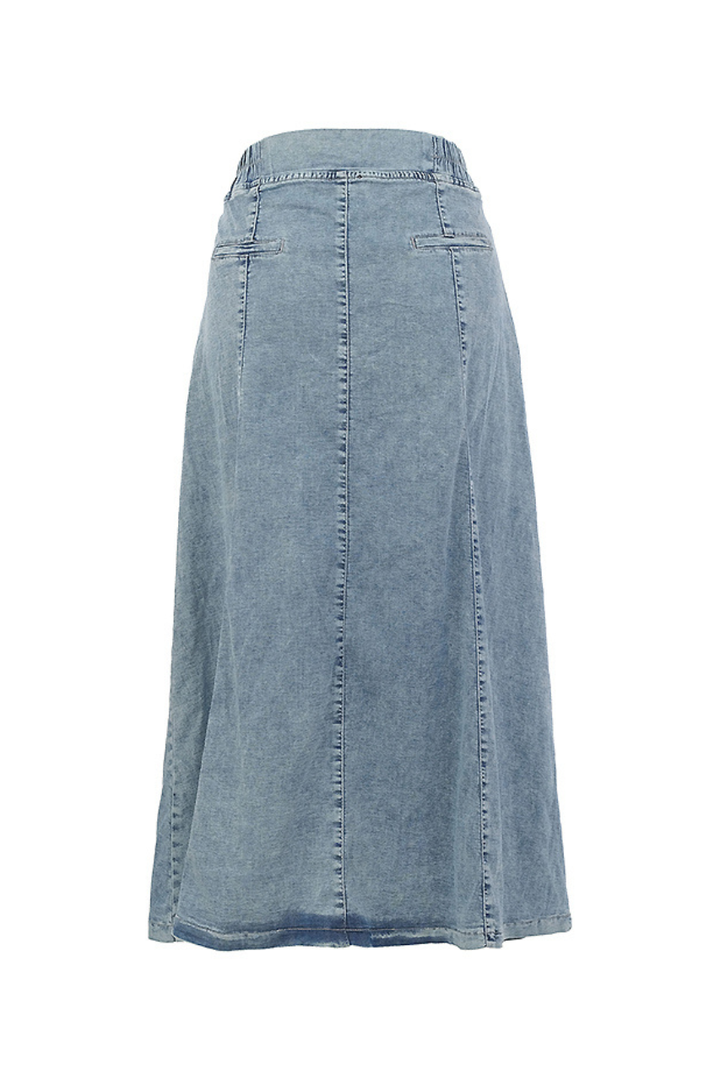 La jupe coupe maxi en tencel Tricotto | 56262