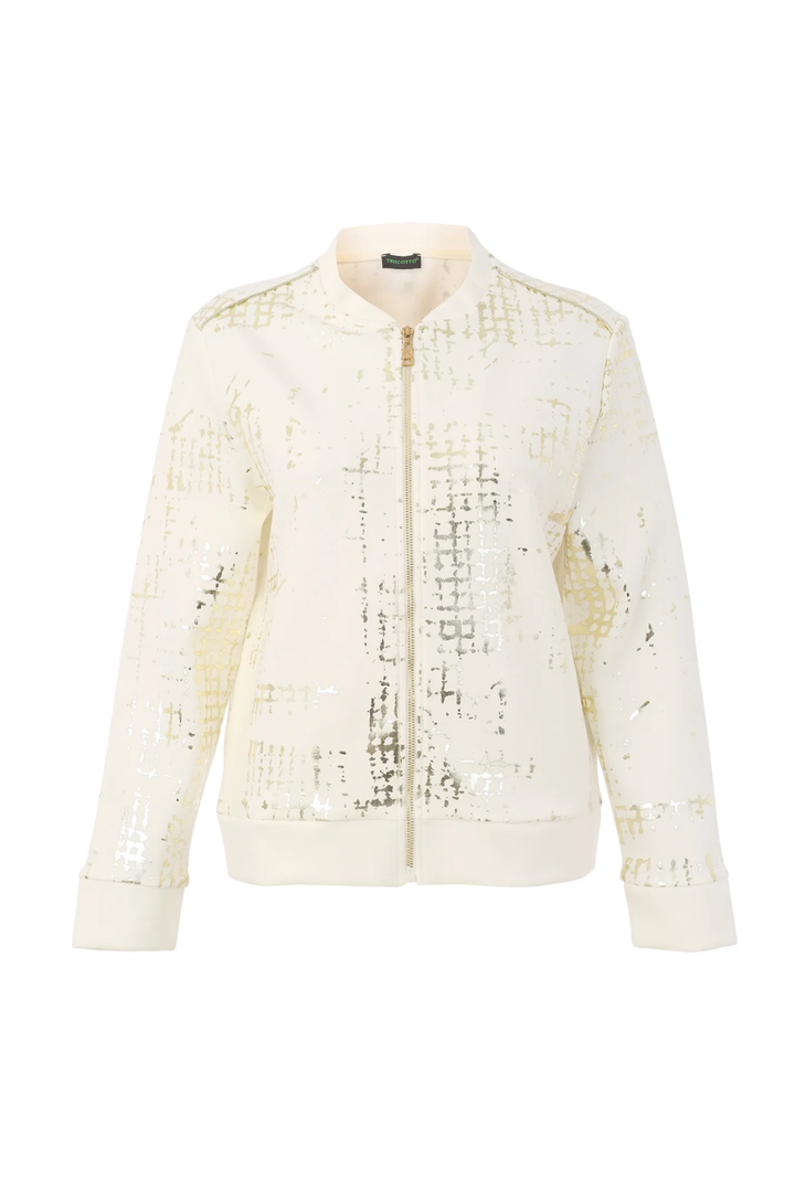 La veste imprimé doré Tricotto | 56141