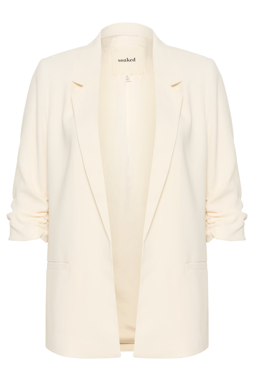 Le veston manches froncées SOAKED | 30403608