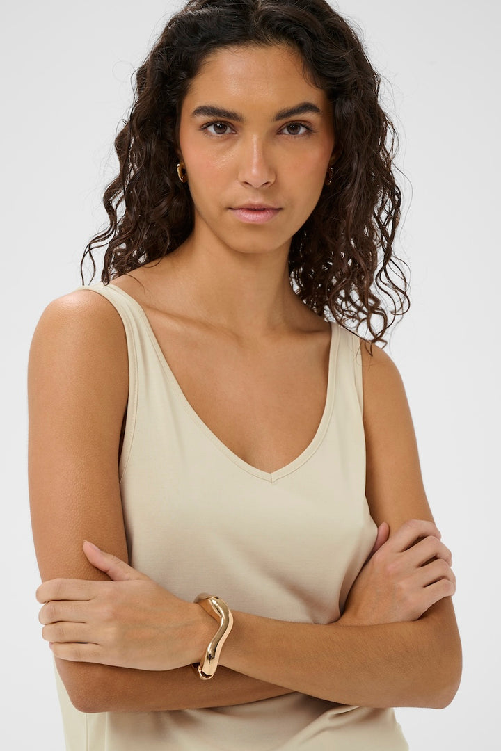 La camisole minimaliste à encolure en V Soaked | 30404199