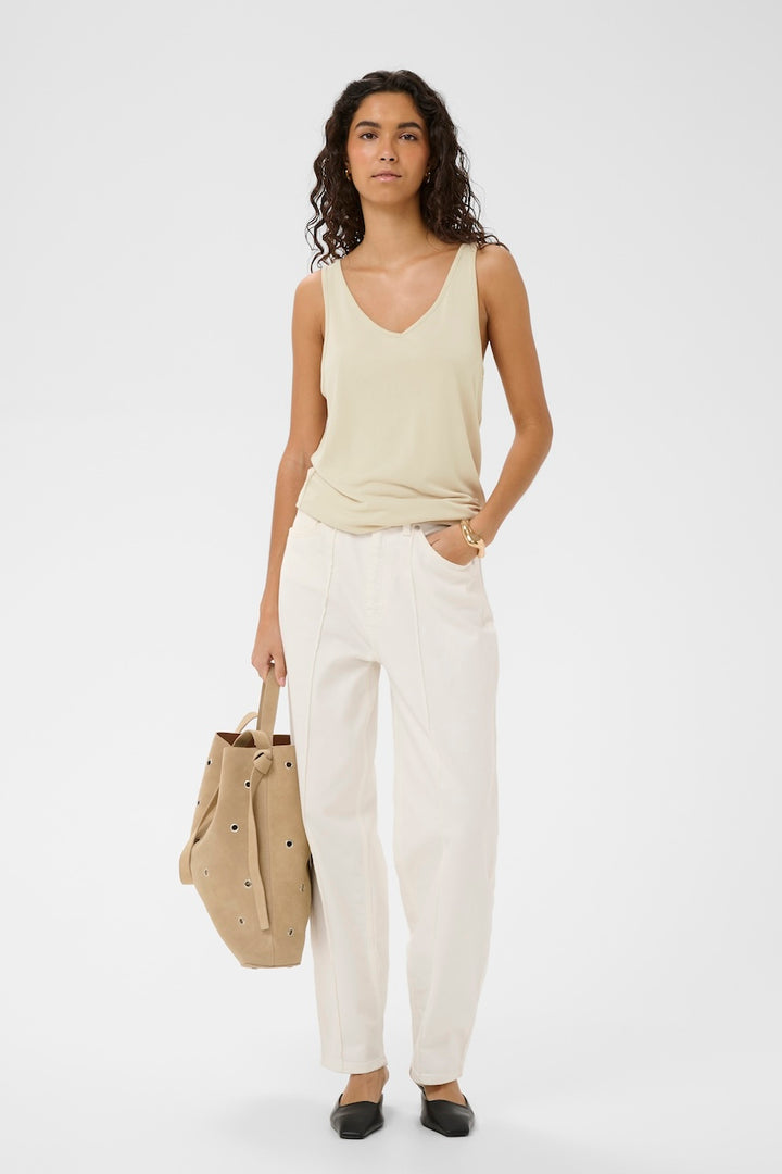 La camisole minimaliste à encolure en V Soaked | 30404199