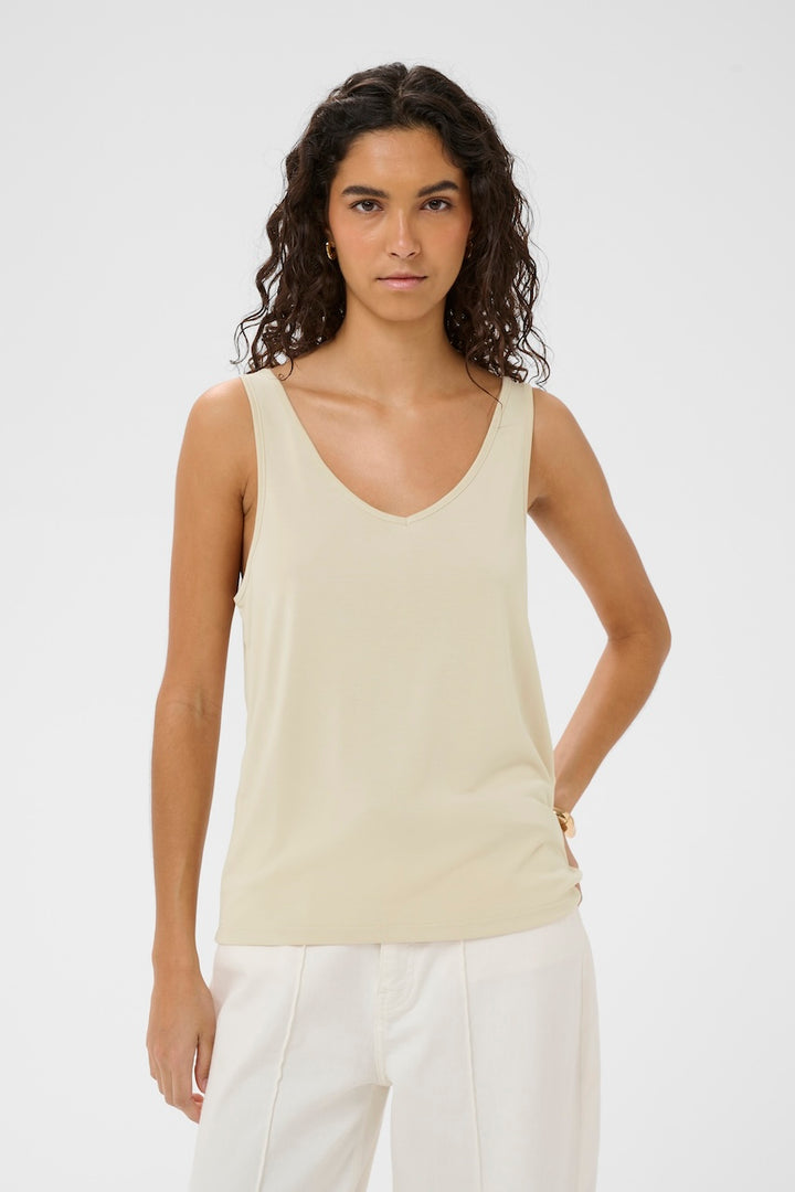 La camisole minimaliste à encolure en V Soaked | 30404199