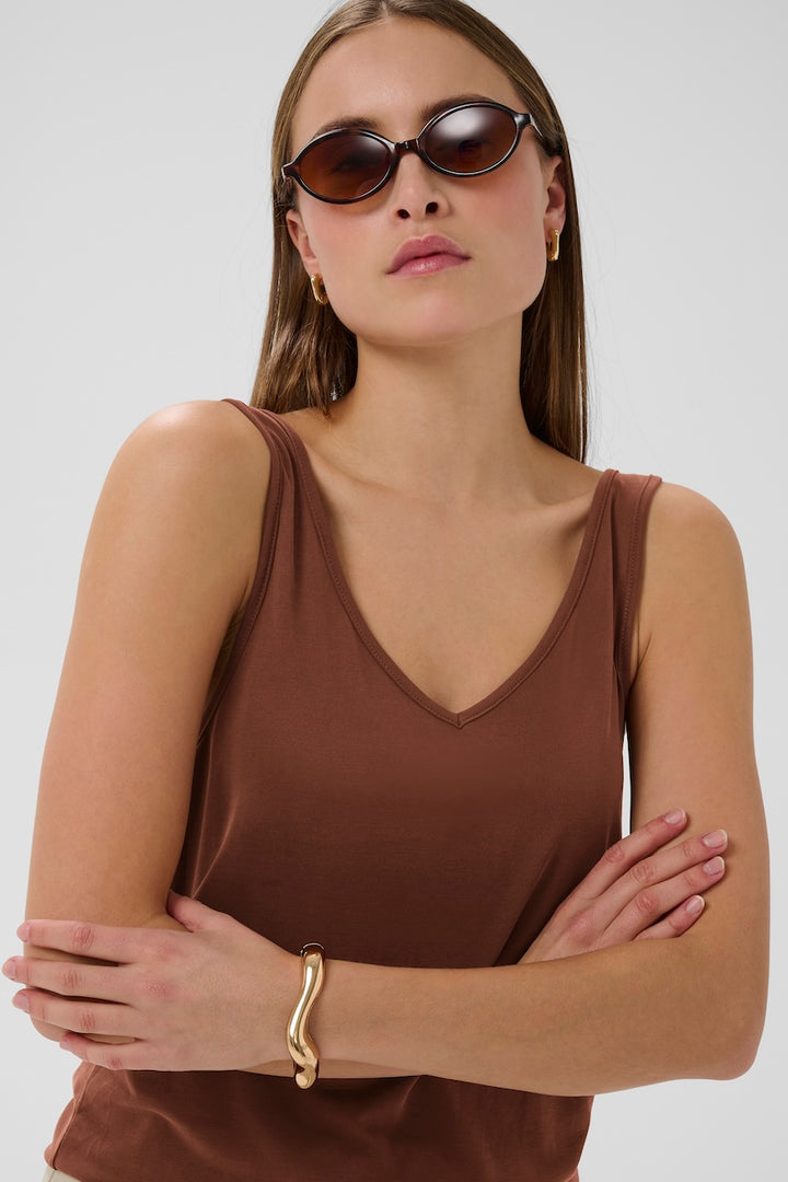 La camisole minimaliste à encolure en V Soaked | 30404199
