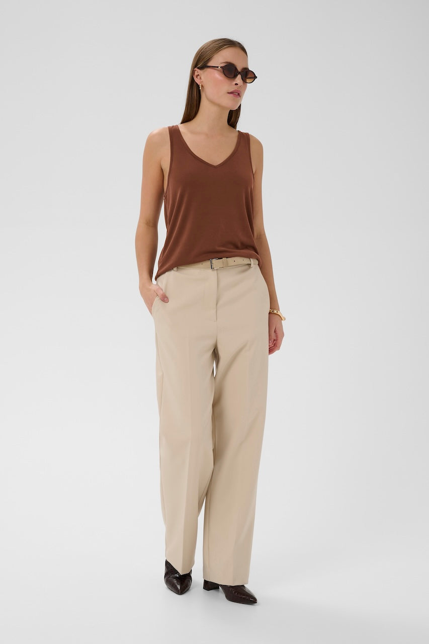 La camisole minimaliste à encolure en V Soaked | 30404199