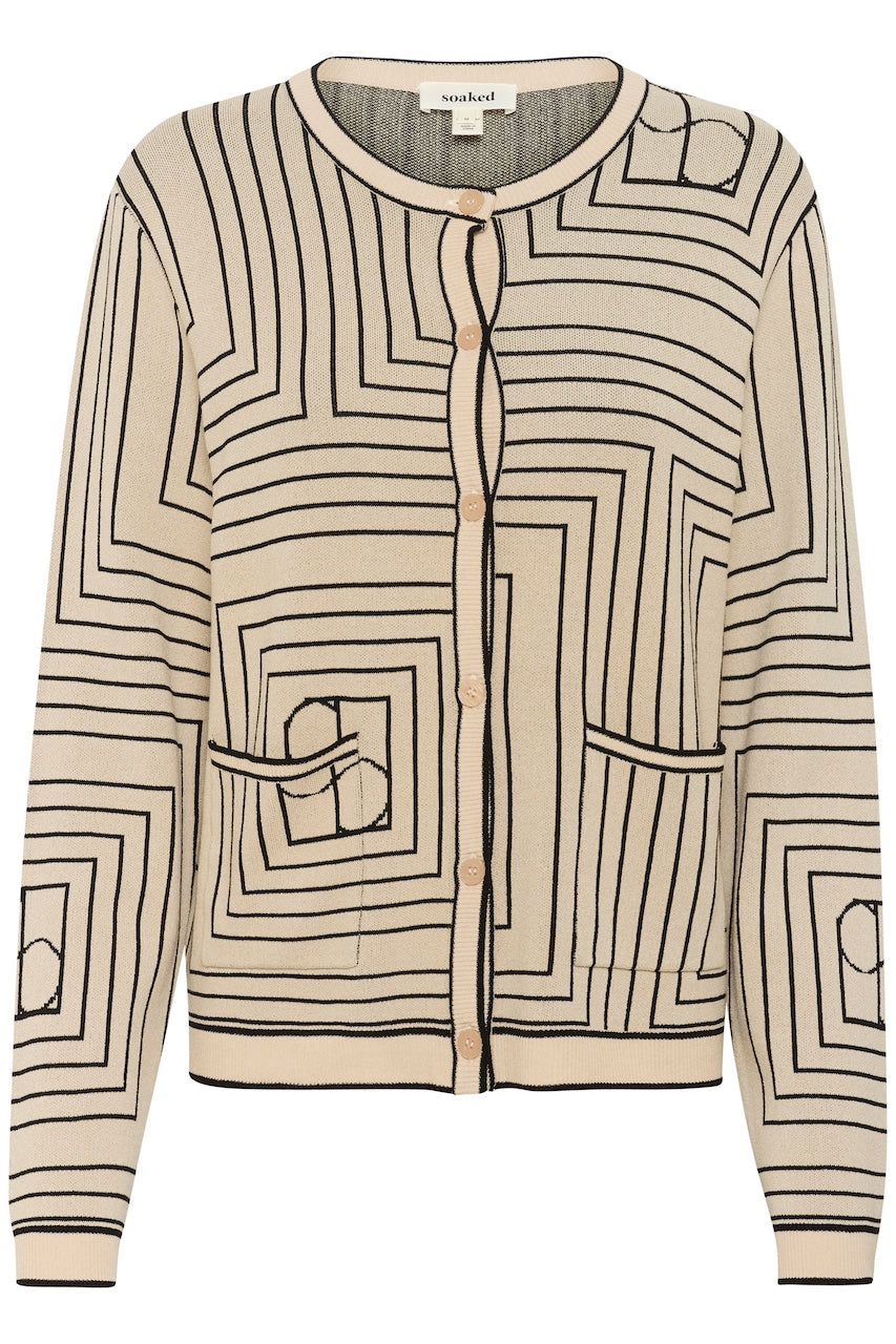 Le cardigan motif sophistiqué Soaked | 30408394