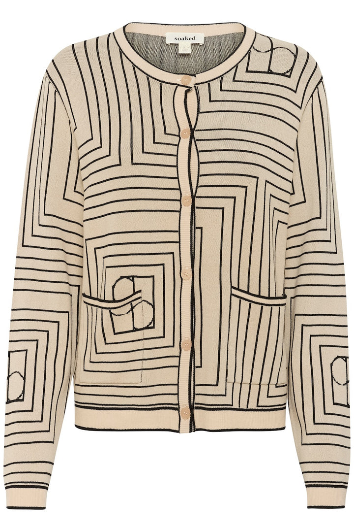 Le cardigan motif sophistiqué Soaked | 30408394
