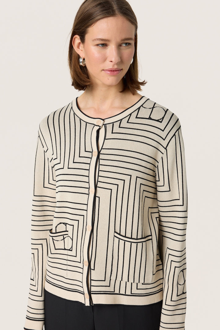 Le cardigan motif sophistiqué Soaked | 30408394