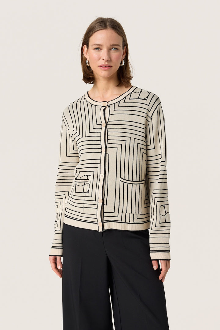 Le cardigan motif sophistiqué Soaked | 30408394