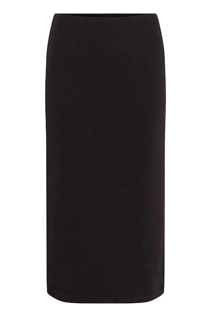 La jupe noire à fente arrière SOAKED | 30408495