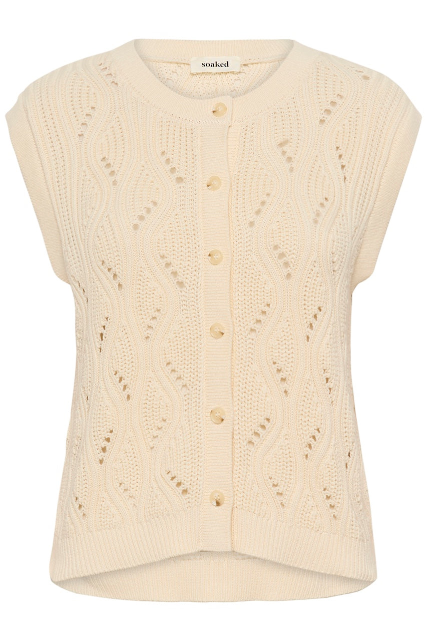 Le cardigan maille ajourée Soaked | 30409062