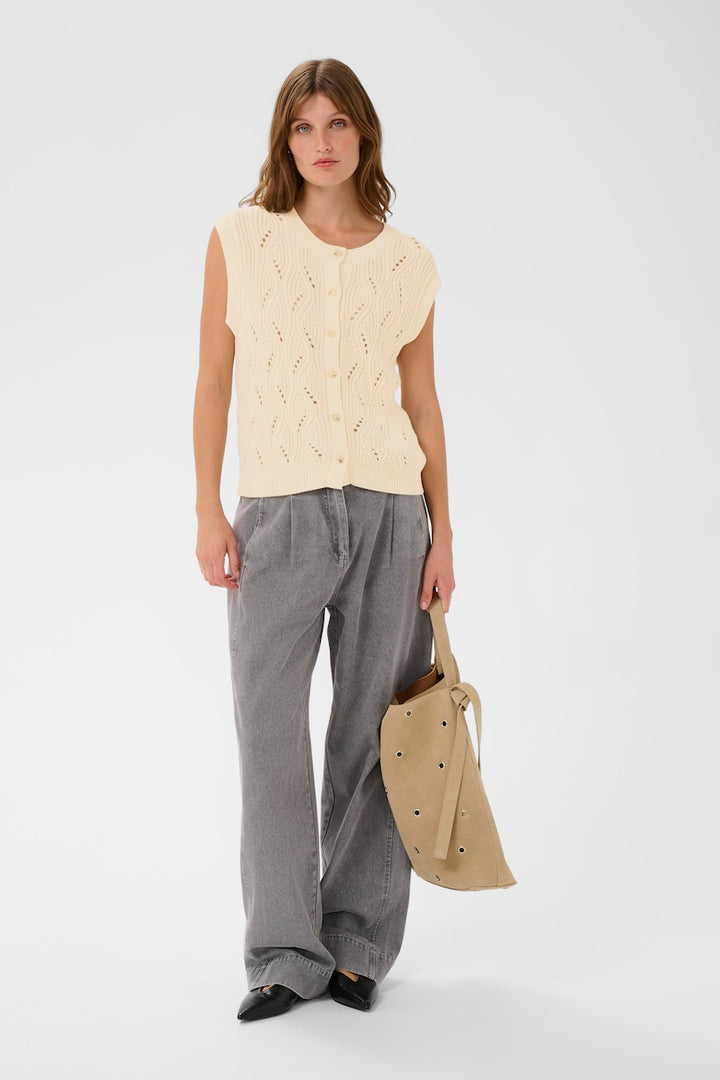 Le cardigan maille ajourée Soaked | 30409062