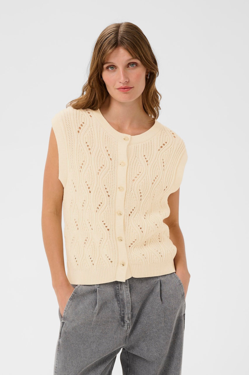 Le cardigan maille ajourée Soaked | 30409062