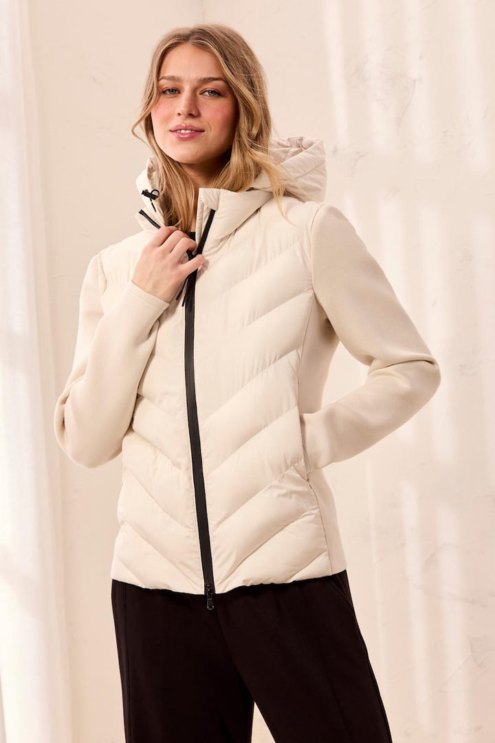 Le manteau matelassé hybride déperlant Tribal | 3172O-8512