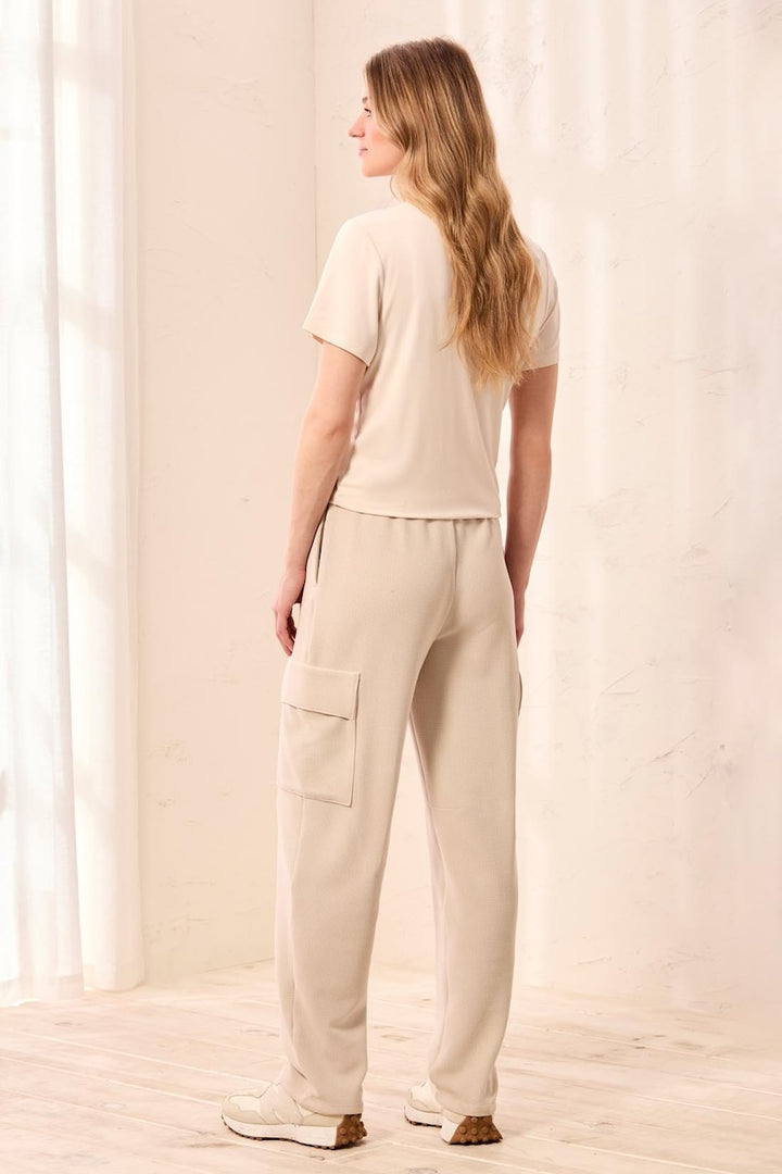 Le pantalon jogger cargo texturé Tribal | 3278O-8561