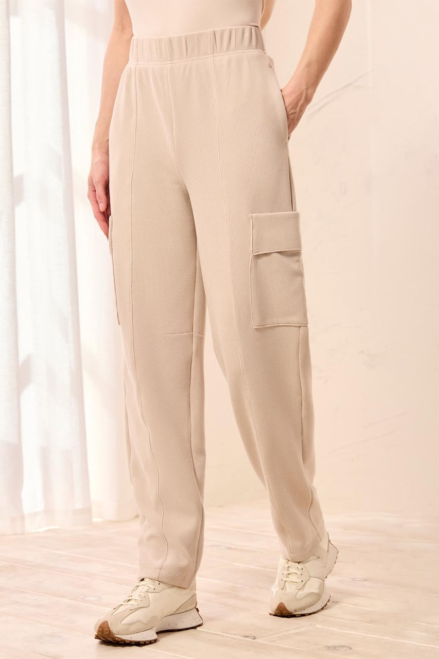 Le pantalon jogger cargo texturé Tribal | 3278O-8561