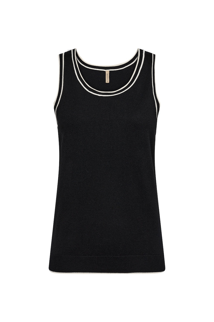 La camisole bord contrastant Soya Concept| 33526