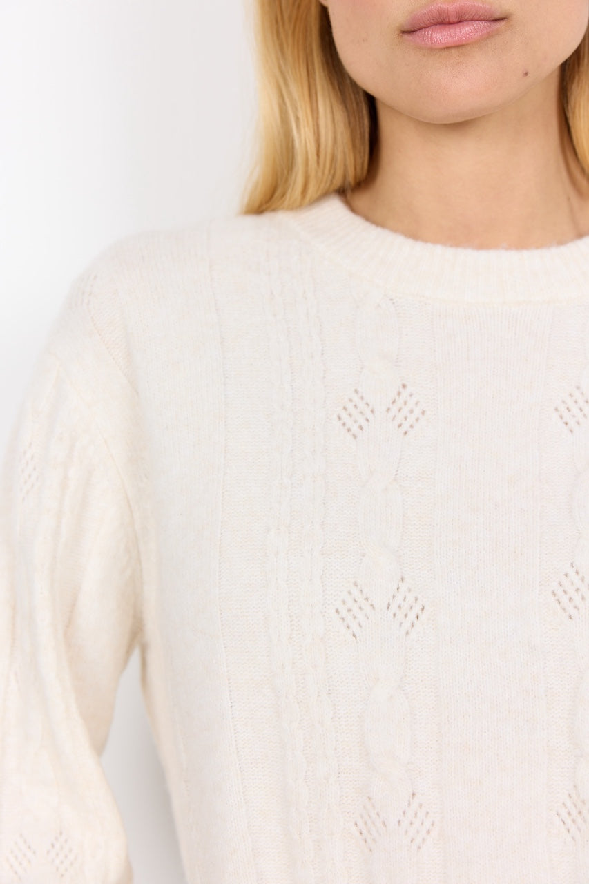 Le pull motif torsade Soya Concept | 33698