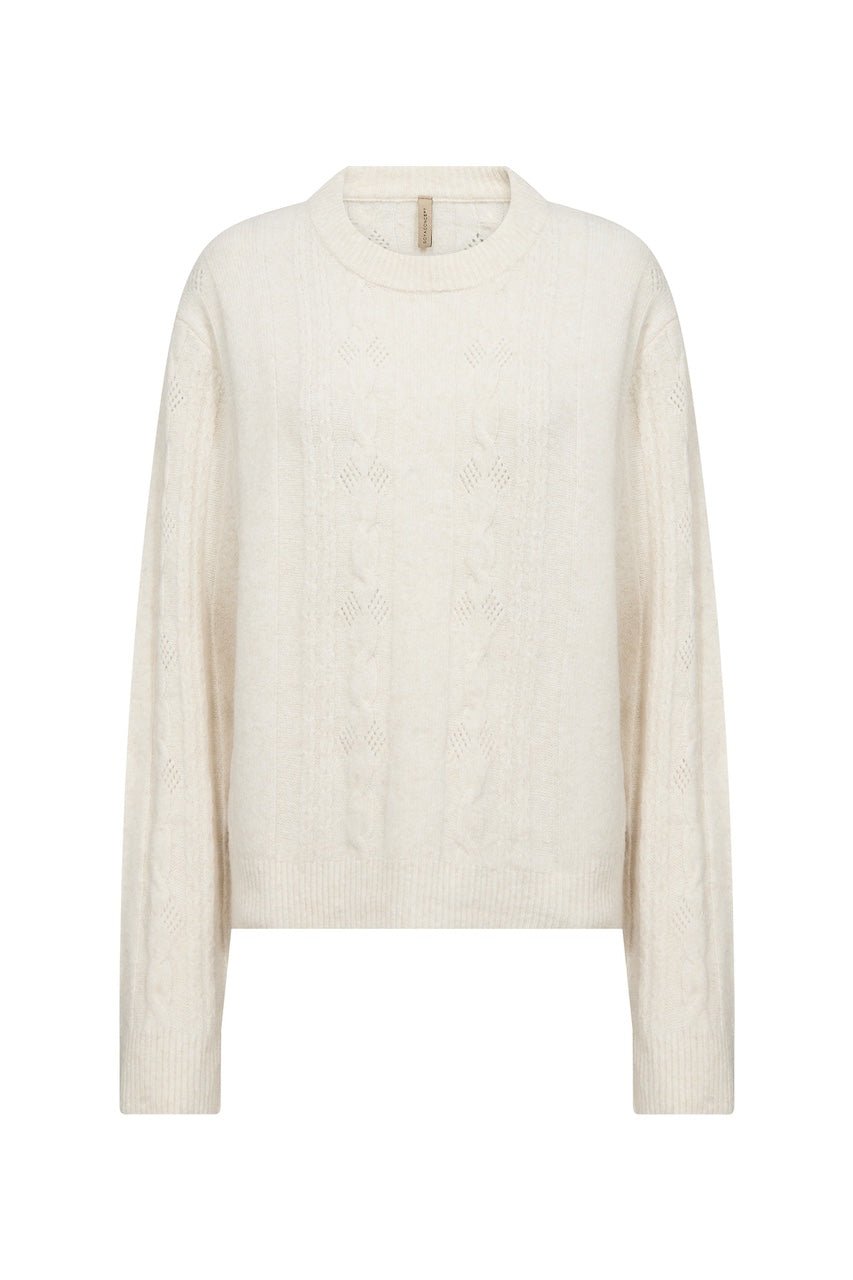 Le pull motif torsade Soya Concept | 33698