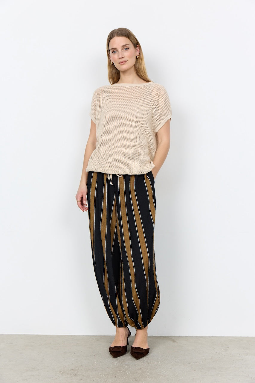 Le chandail en maille avec cordon ajustable Soya Concept | 33804