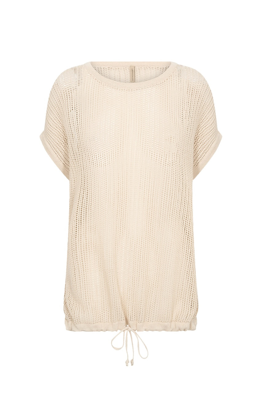 Le chandail en maille avec cordon ajustable Soya Concept | 33804