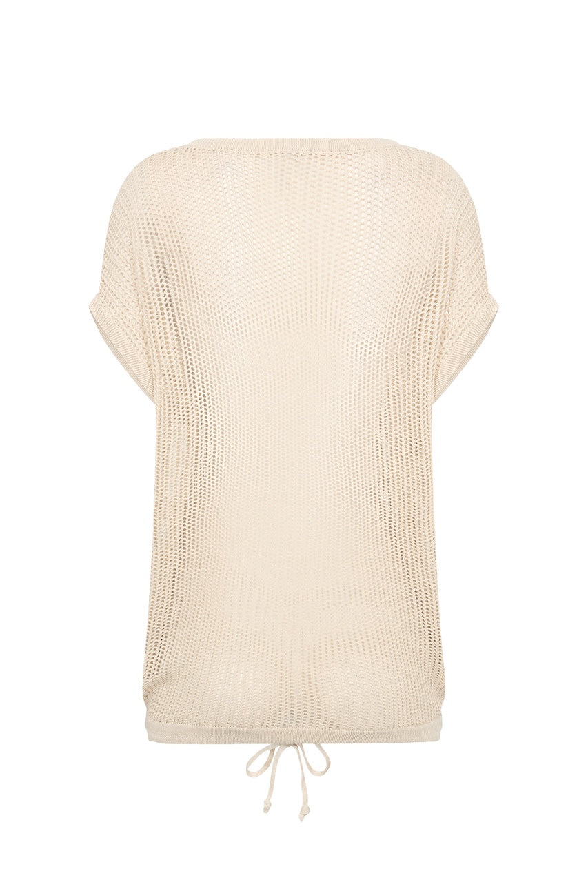 Le chandail en maille avec cordon ajustable Soya Concept | 33804