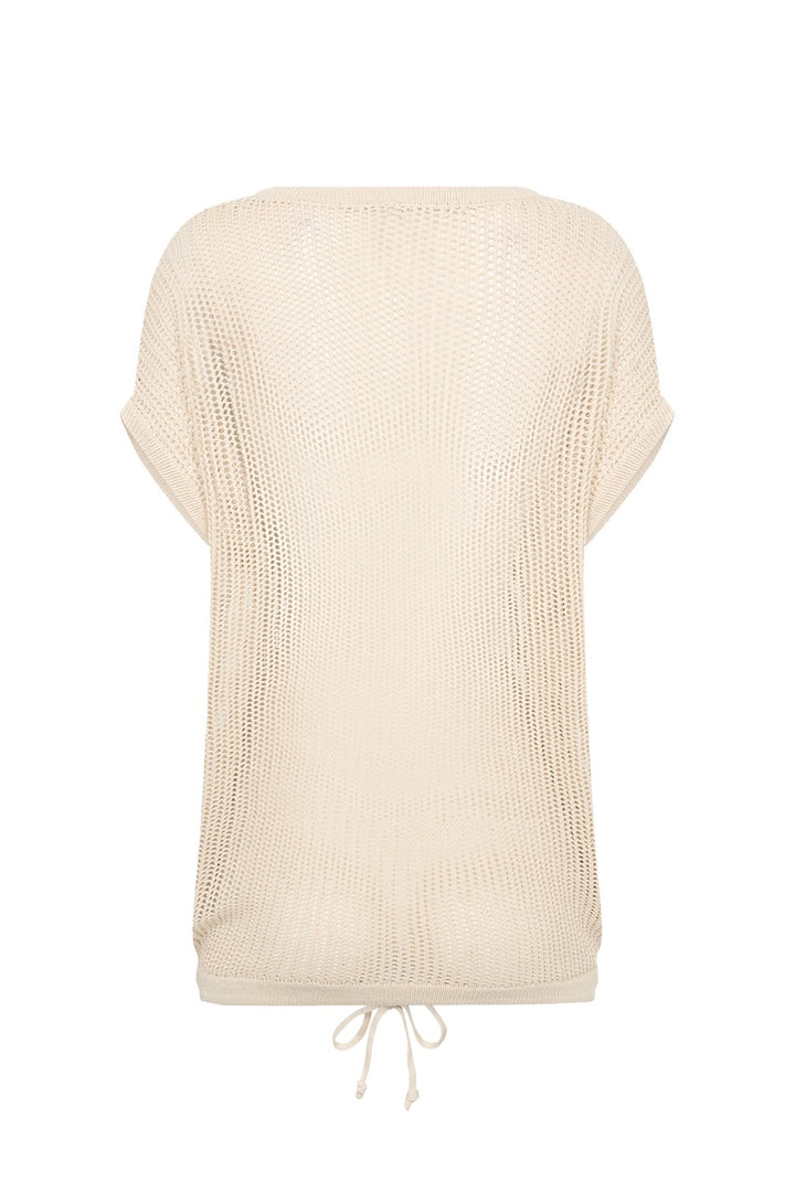 Le chandail en maille avec cordon ajustable Soya Concept | 33804