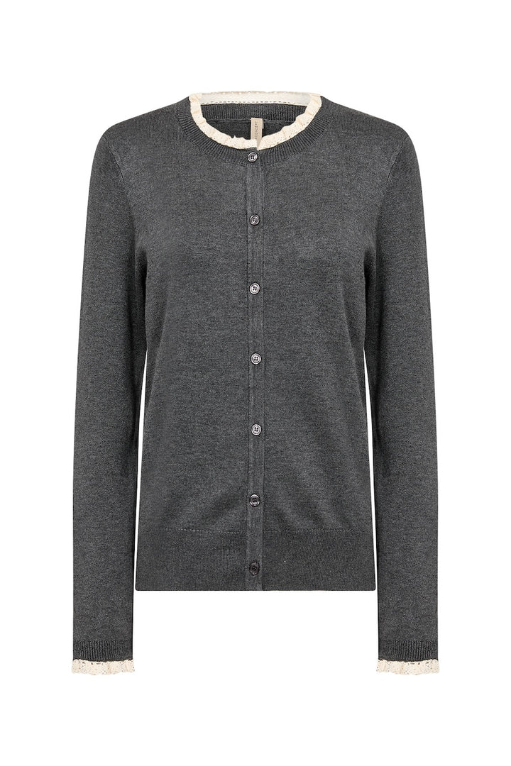 Le cardigan à détails de dentelle Soya Concept | 33860
