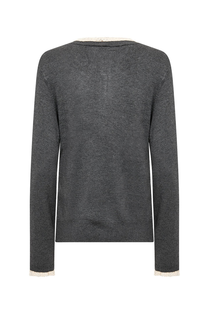 Le cardigan à détails de dentelle Soya Concept | 33860