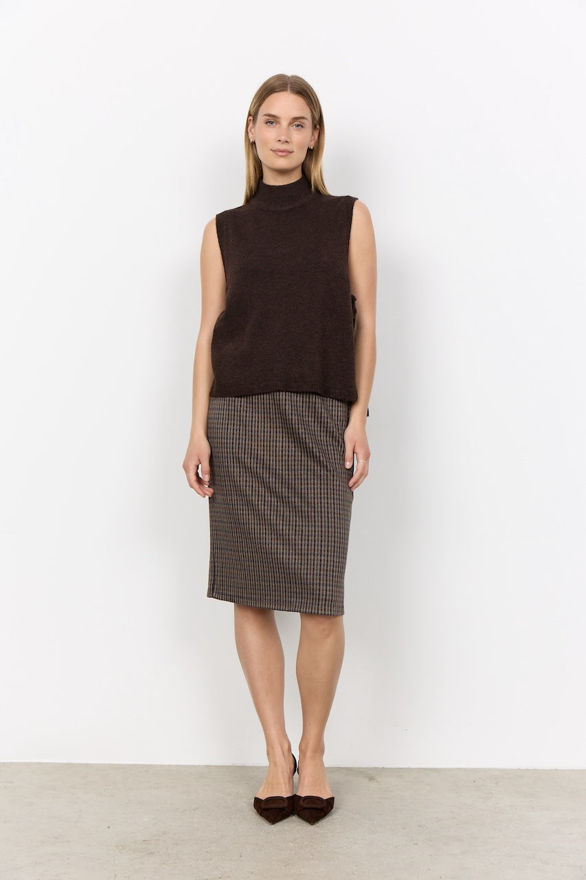 Le débardeur en tricot à liens Soya Concept | 33869