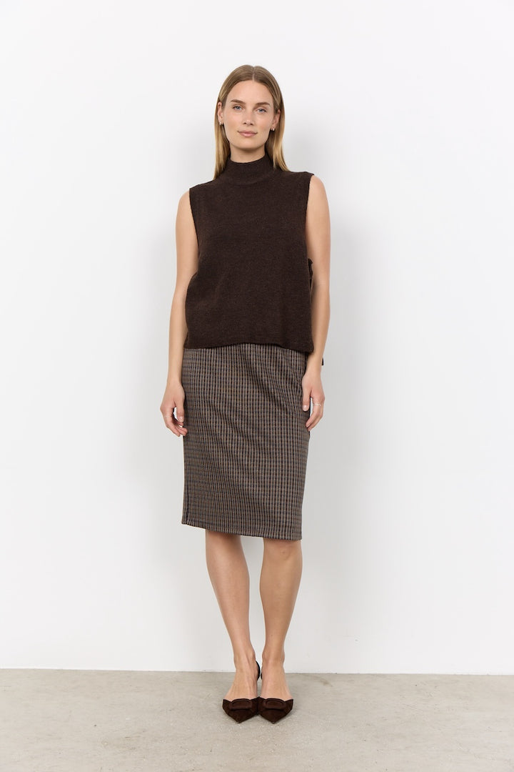 Le débardeur en tricot à liens Soya Concept | 33869