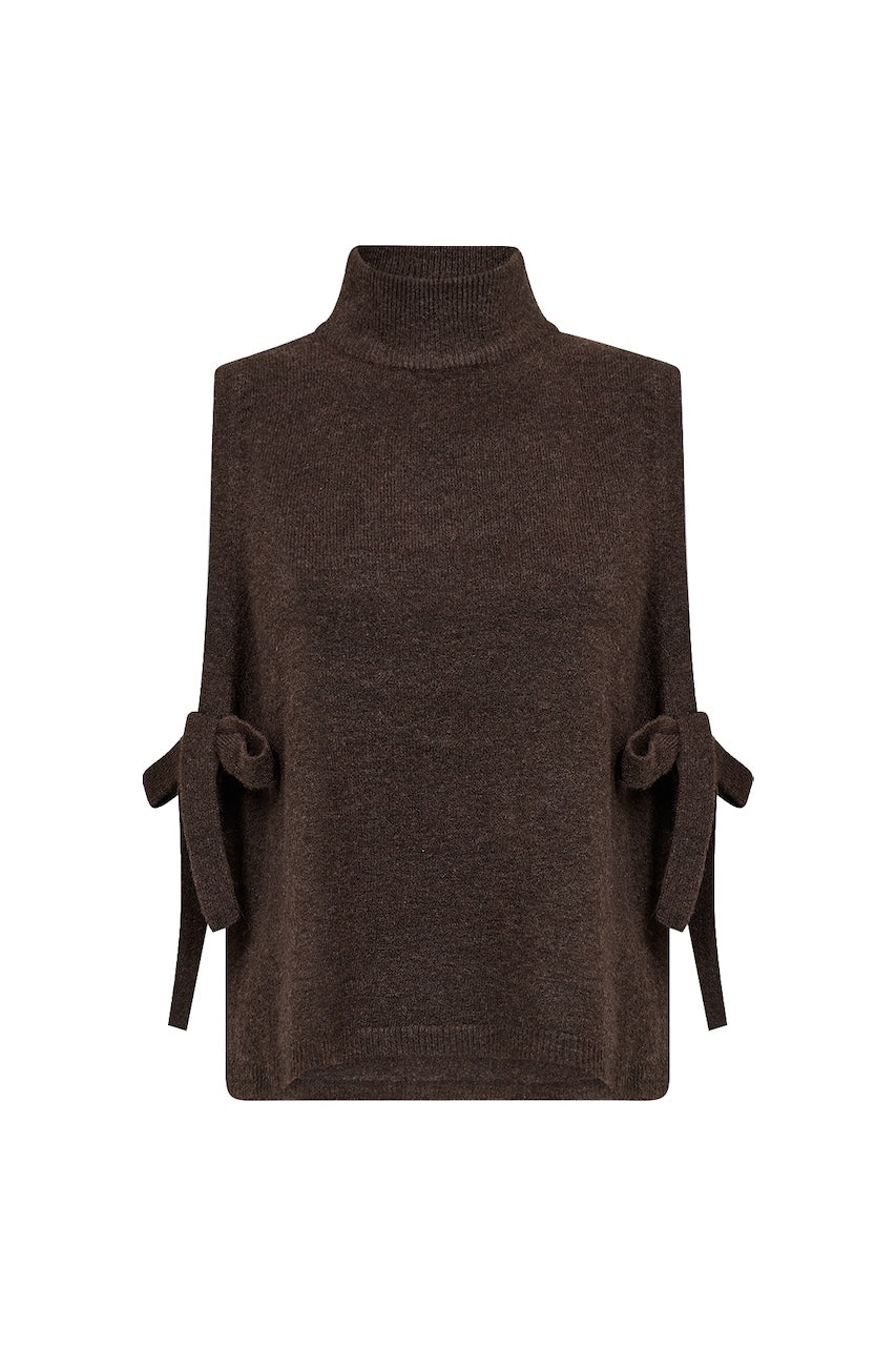 Le débardeur en tricot à liens Soya Concept | 33869