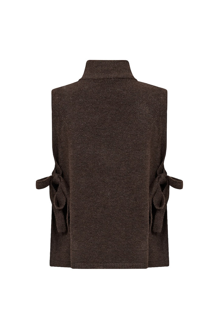 Le débardeur en tricot à liens Soya Concept | 33869