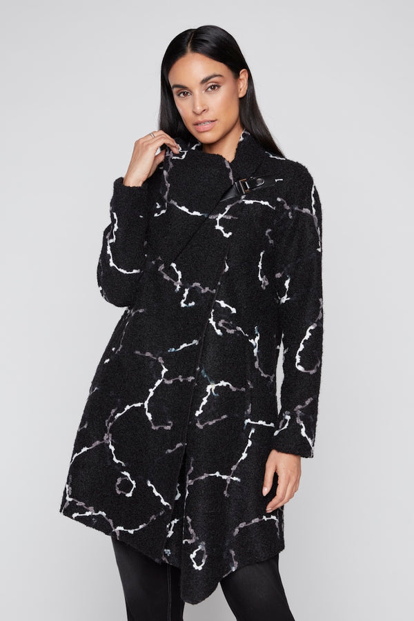 Le manteau à détails asymétriques Compli K | 36597