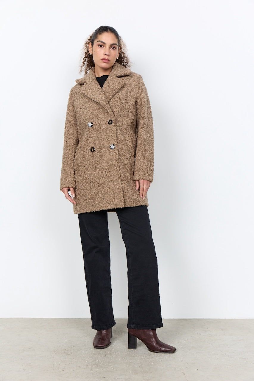 Le manteau effet peluche Soya Concept | 40216