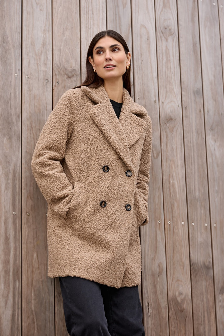 Le manteau effet peluche Soya Concept | 40216